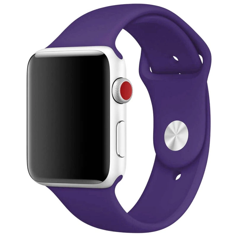 Силіконовий ремінець для Apple Watch 42(ser.1-3)/44/45/46/49mm Помаранчевий