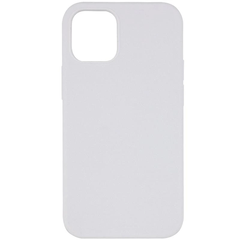 Чохол Silicone Case (AA) NO LOGO with MagSafe для Apple iPhone 15 (6.1") Білий / White