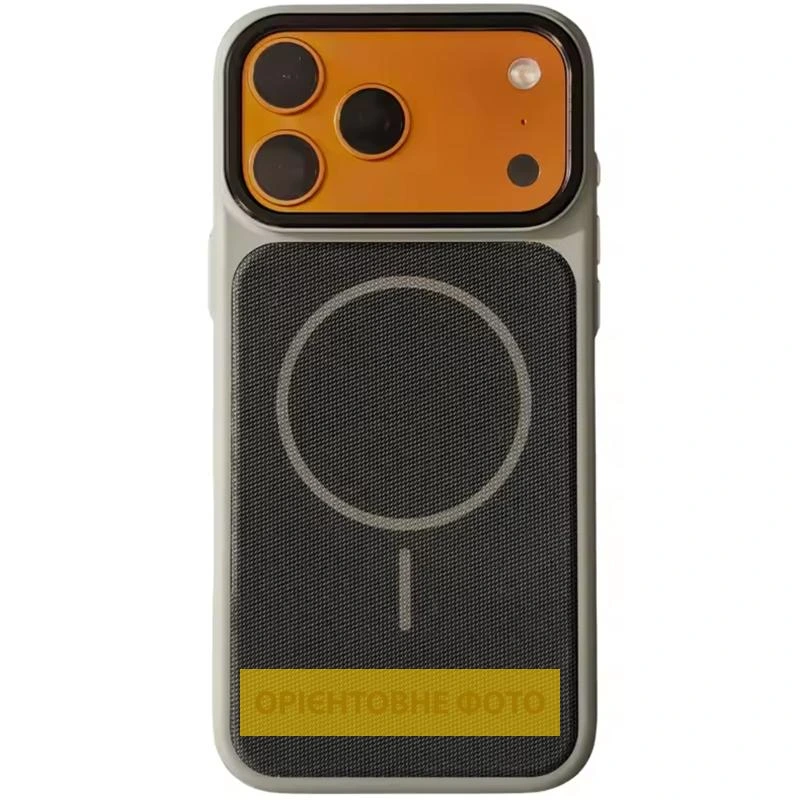 Чохол TPU TechWoven Hybrid with MagSafe для Apple iPhone 17 (6.3") White / Green