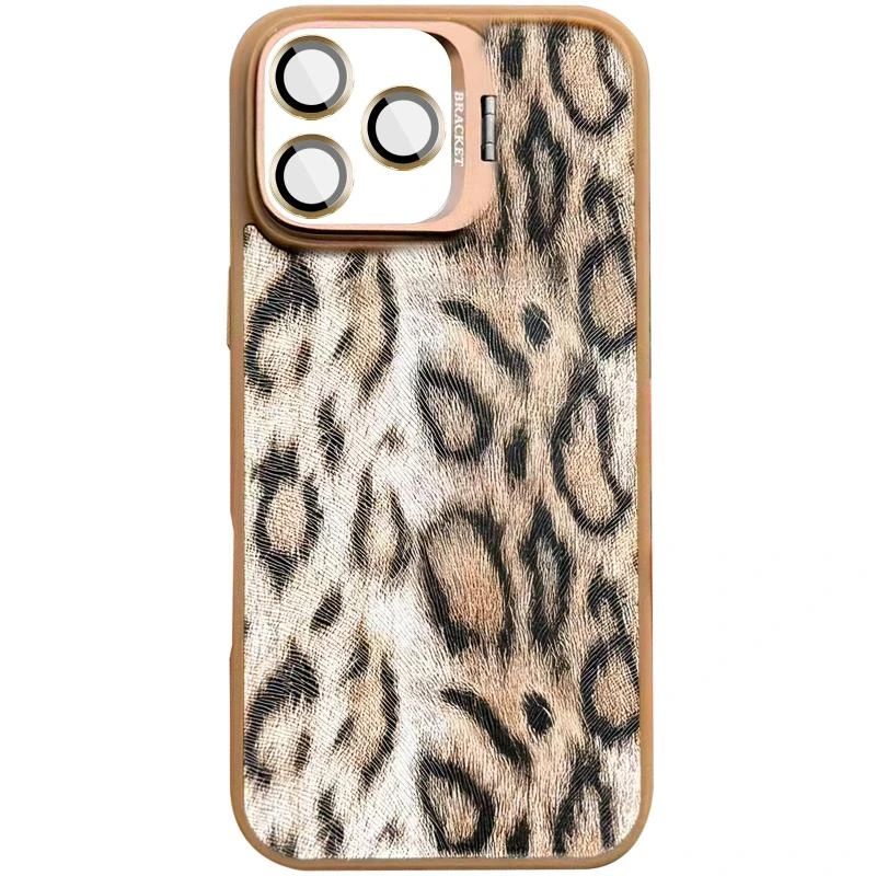 Чохол TPU+PC Wild Leopard with MagSafe and Lens для Apple iPhone 16 Pro Max (6.9") Orange — Epik