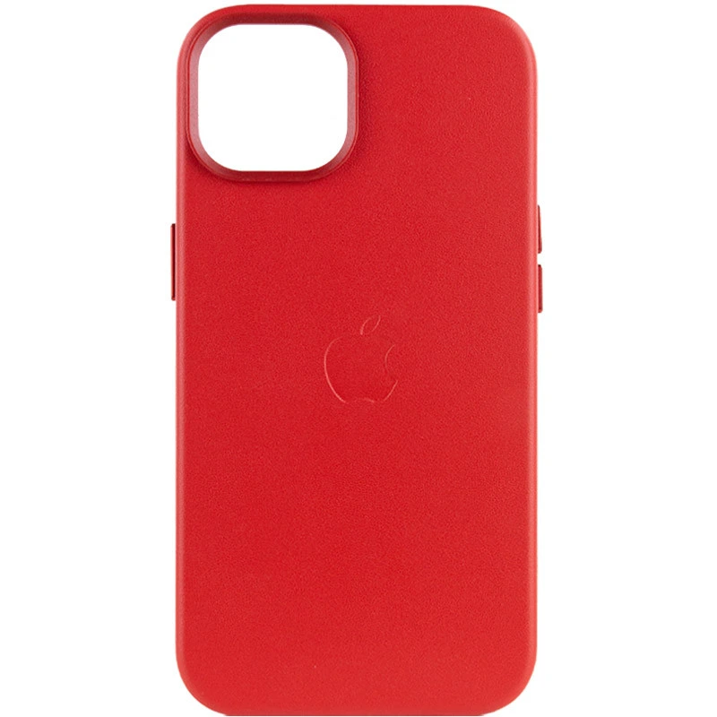 Шкіряний чохол Leather Case (AA Plus) with MagSafe для Apple iPhone 12 Pro Max (6.7") Pollen