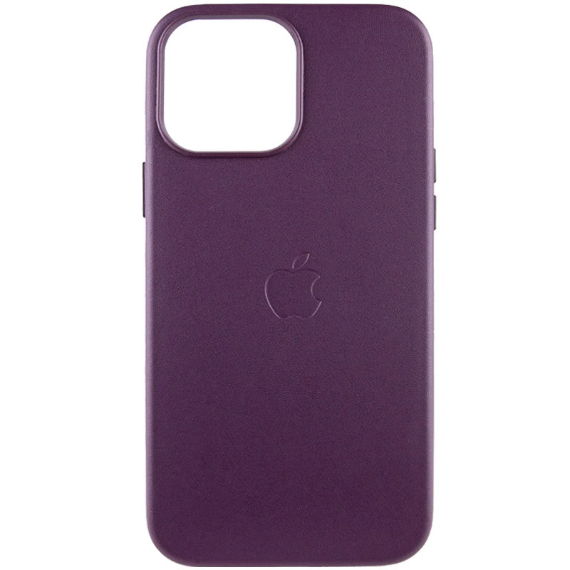 Шкіряний чохол Leather Case (AA Plus) with MagSafe для Apple iPhone 13 Pro Max (6.7") Ice