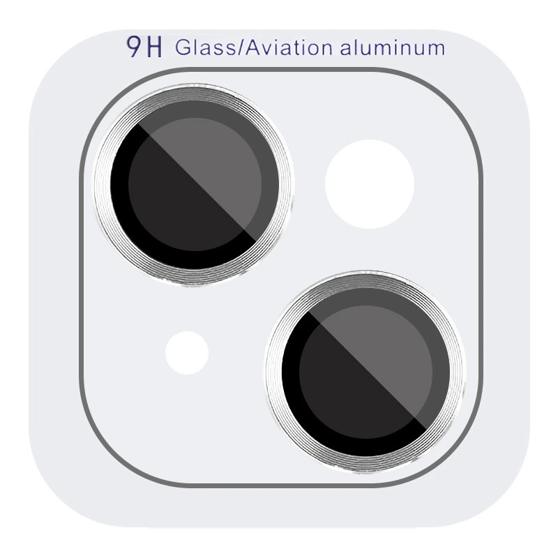 Захисне скло Metal Classic на камеру (у упак.) для Apple iPhone 14 (6.1") / 14 Plus (6.7") Чорний / Midnight