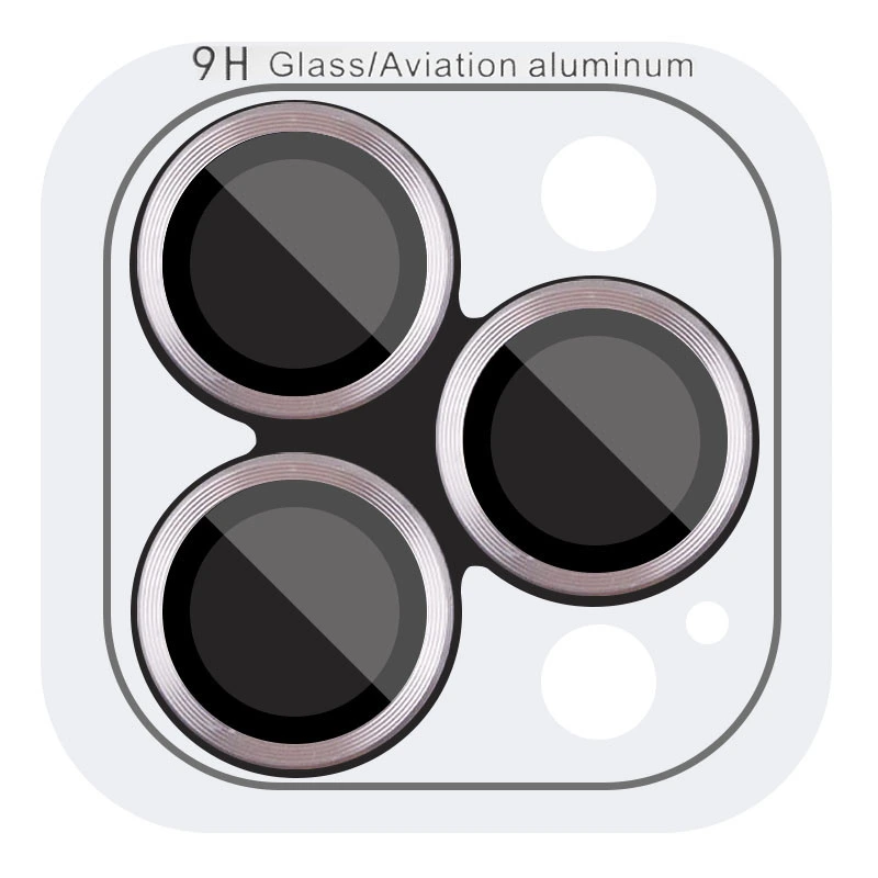 Захисне скло Metal Classic на камеру (у упак.) для Apple iPhone 15 Pro (6.1") / 15 Pro Max (6.7") Синій / Dark Blue