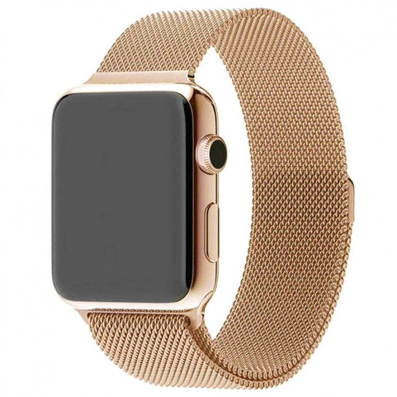 Ремінець Milanese Loop Design для Apple Watch 42(ser.1-3)/44/45/46/49mm Чорний