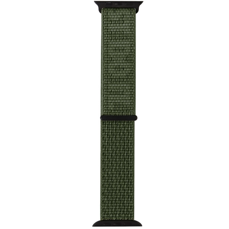 Ремінець Nylon для Apple Watch 38/40/41/42mm(ser.10) Зелений / Sequoia