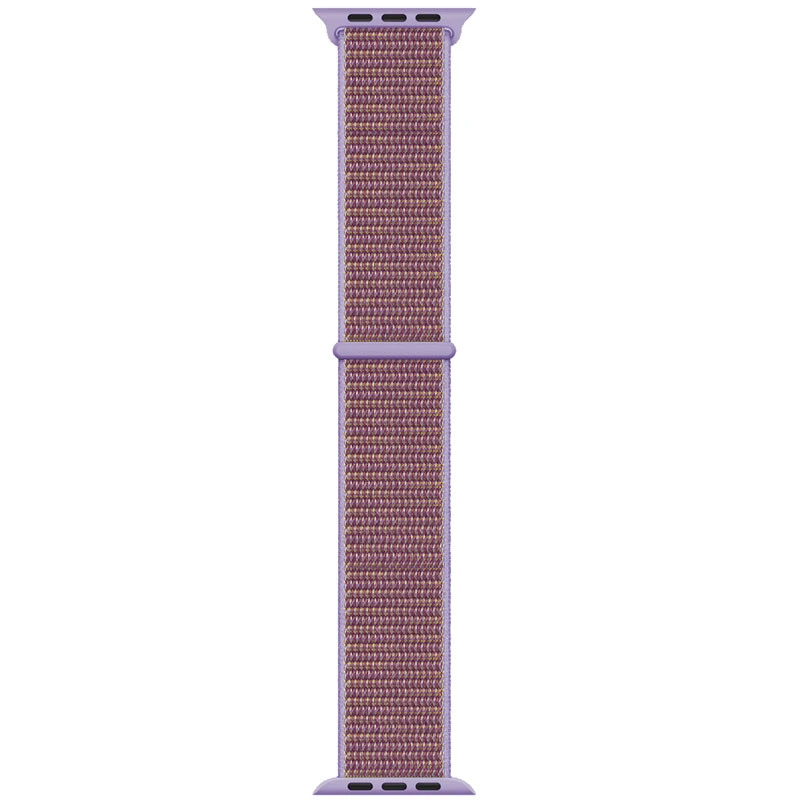 Ремінець Nylon для Apple Watch 42(ser.1-3)/44/45/46/49mm Бузковий / Lilac