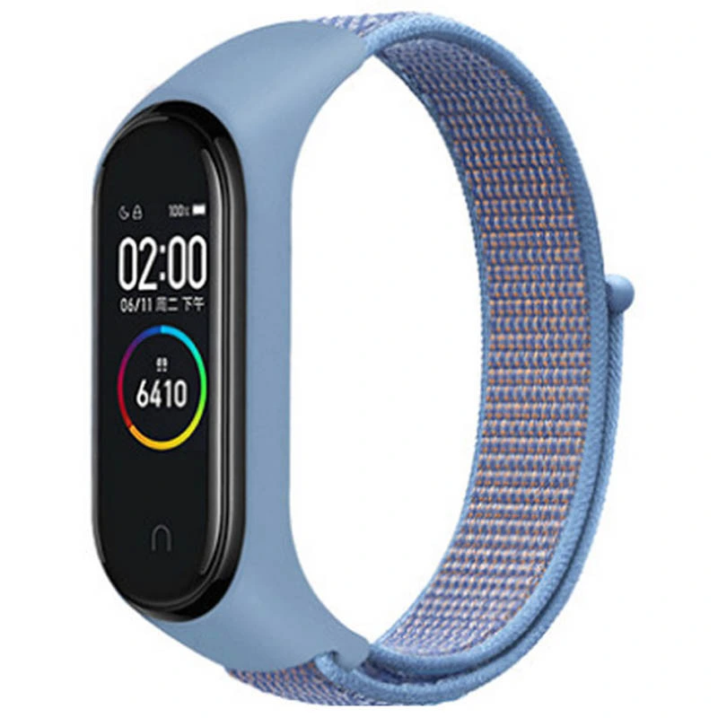 Ремінець Nylon New для Xiaomi Mi Band 3/4/5/6/7 Light Green