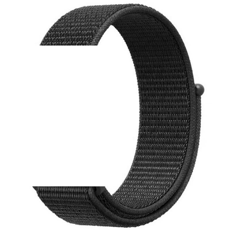 Ремінець Nylon для Smart Watch 22mm Темно-синій / Бузковий