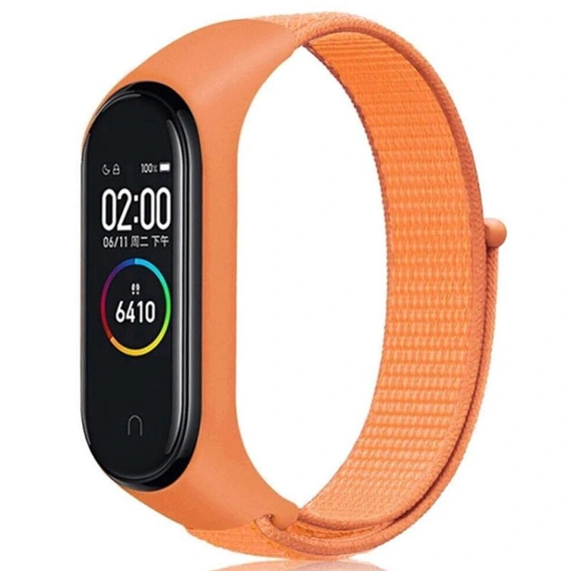Ремінець Nylon для Xiaomi Mi Band 3/4/5/6/7 Жовтий