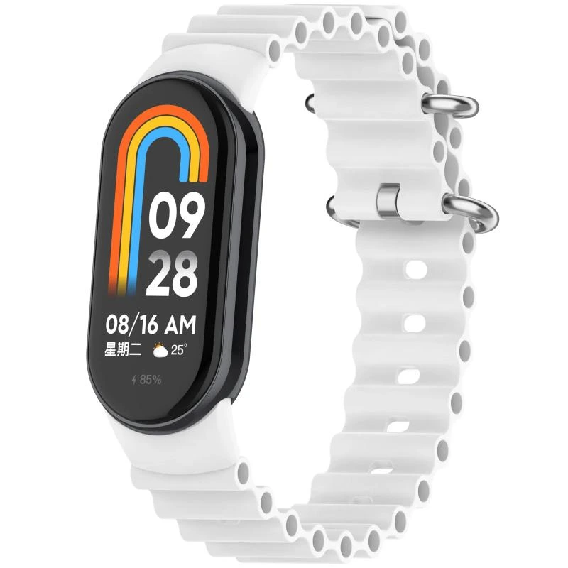 Ремінець Ocean Band для Xiaomi Mi Band 9/8/10 Жовтий / Flash