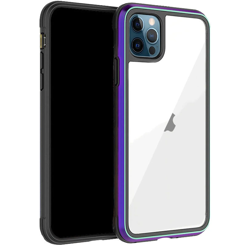 Чохол PC+TPU+Metal K-DOO Ares для Apple iPhone 13 Pro Max (6.7") Бузковий