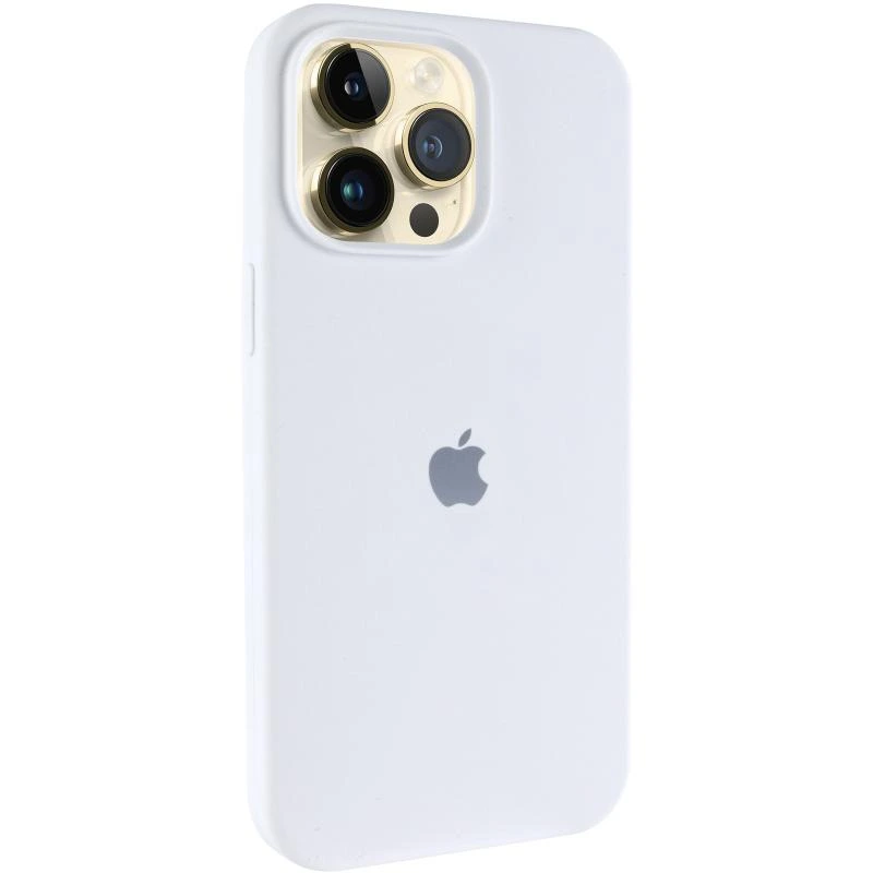 Чохол Silicone Case (AA) Logo with MagSafe для Apple iPhone 12 Pro Max (6.7") Темно-синій / Midnight blue