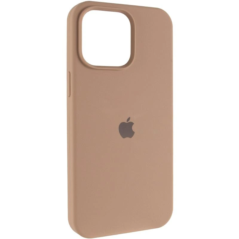 Чохол Silicone Case (AA) Logo with MagSafe для Apple iPhone 15 (6.1") Бузковий / Lilac
