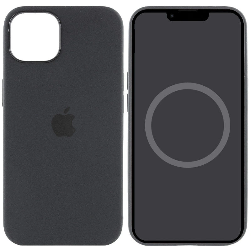 Чохол Silicone case (AAA) with Magsafe and Animation для Apple iPhone 15 (6.1") Синій / Winter blue