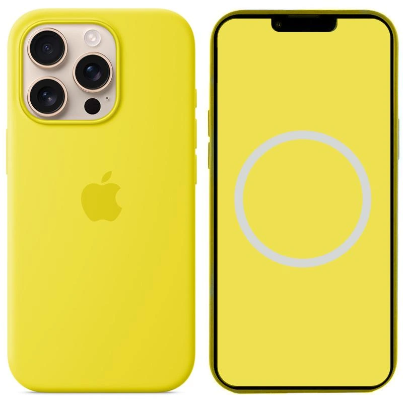 Чохол Silicone case (AAA) with Magsafe and Animation для Apple iPhone 16 Pro Max (6.9") Lake Green