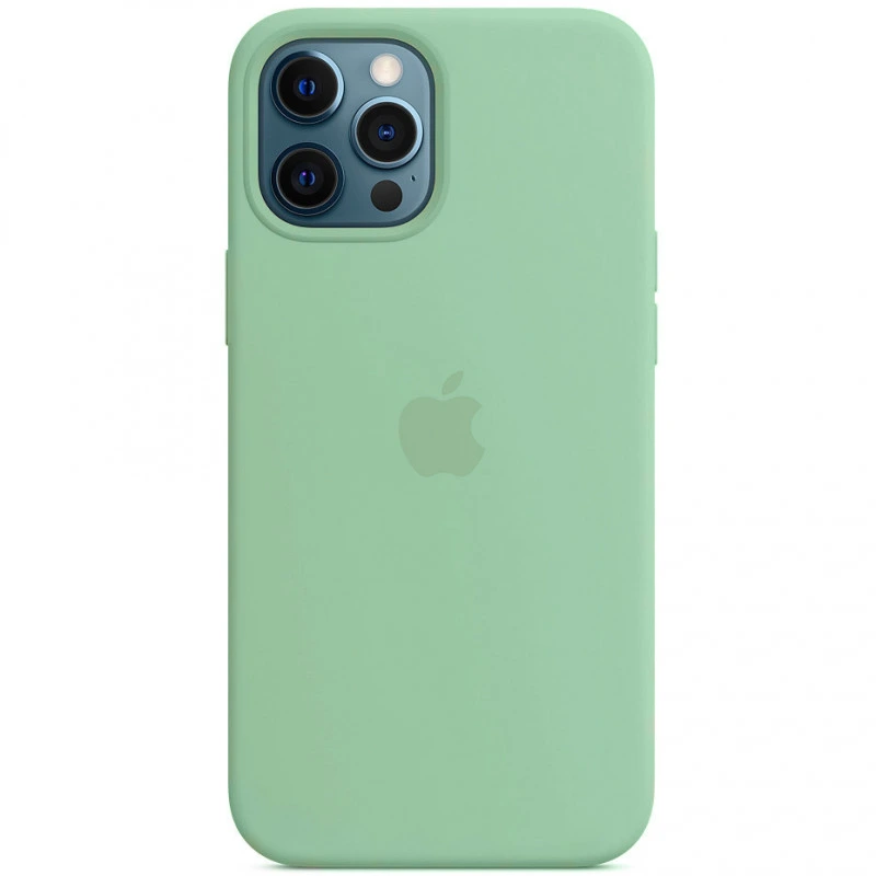 Чохол Silicone case (AAA) with Magsafe для Apple iPhone 12 Pro Max (6.7") Фіолетовий / Amethyst