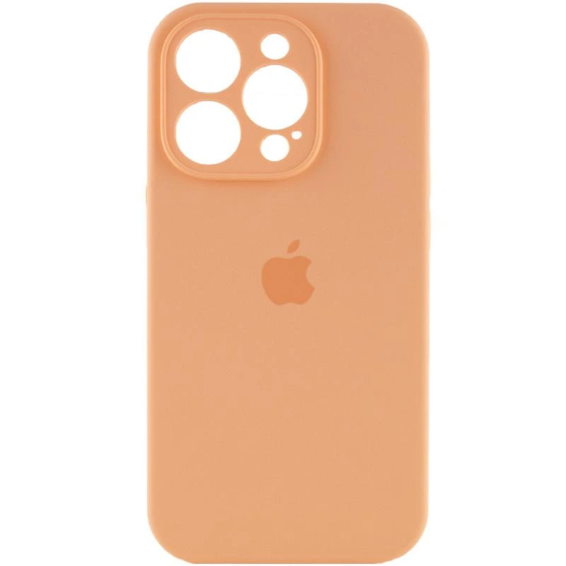 Чохол Silicone Case Full Camera Protective (AA) для Apple iPhone 14 Pro (6.1") Бежевий / Antique White