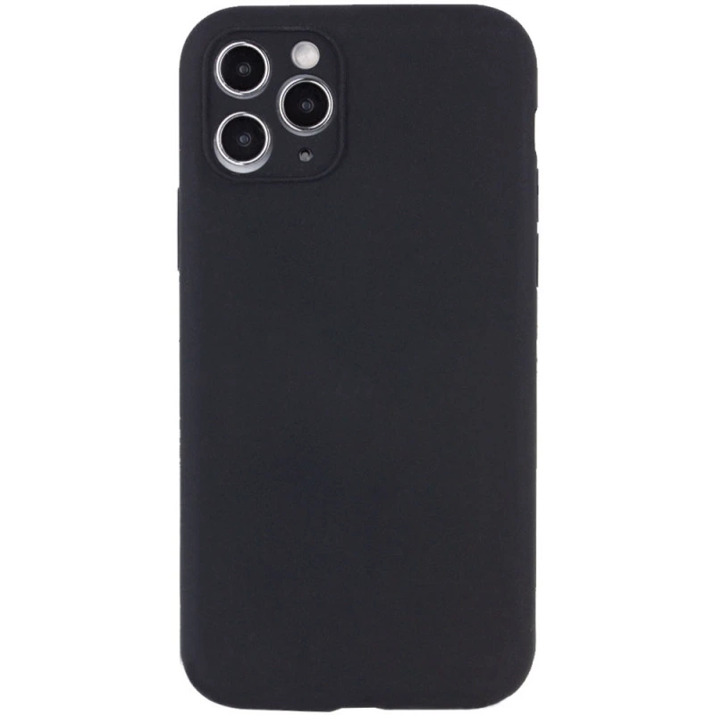 Чохол Silicone Case Full Camera Protective (AA) NO LOGO для Apple iPhone 12 Pro Max (6.7") Темно-синій / Midnight blue