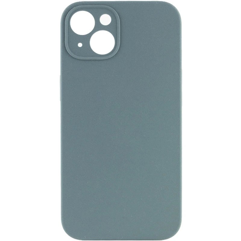 Чохол Silicone Case Full Camera Protective (AA) NO LOGO для Apple iPhone 14 (6.1") М'ятний / Mint