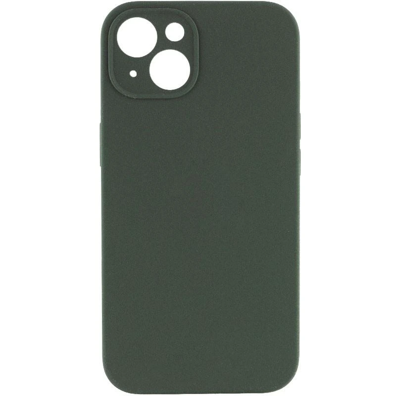 Чохол Silicone Case Full Camera Protective (AA) NO LOGO для Apple iPhone 14 Plus (6.7") Зелений / Cyprus Green