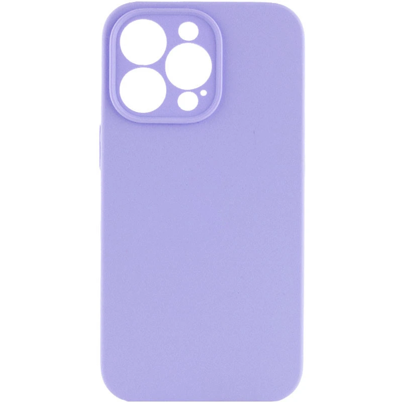 Чохол Silicone Case Full Camera Protective (AA) NO LOGO для Apple iPhone 16 Pro Max (6.9") Блакитний / Lilac Blue