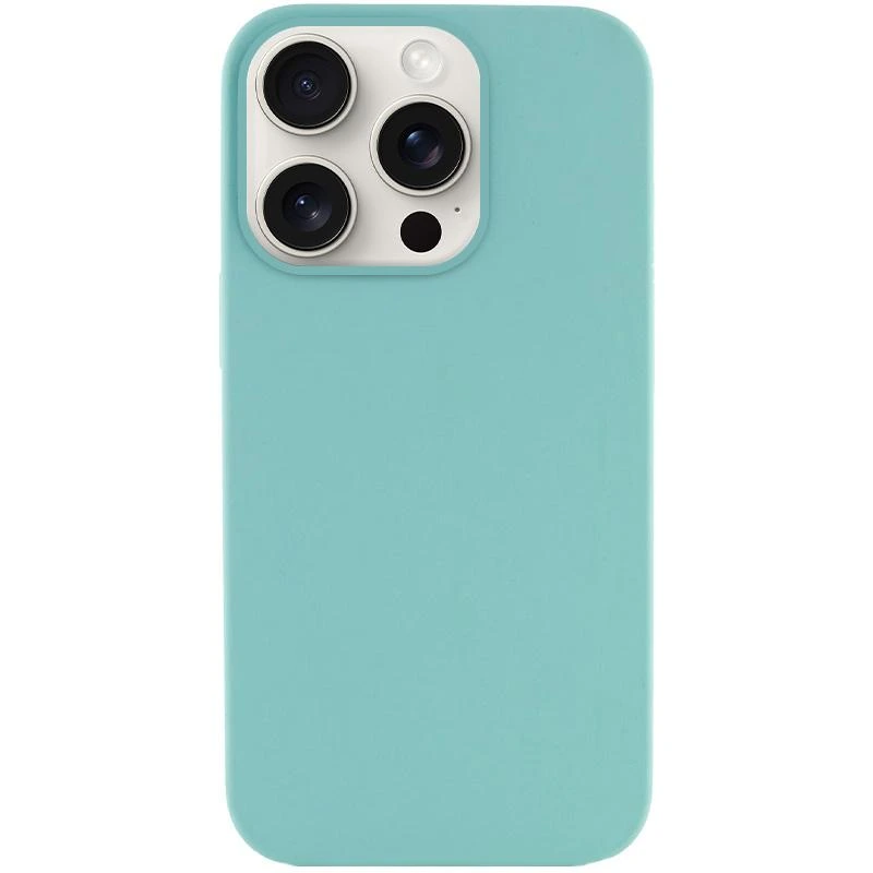 Чохол Silicone Case Full Protective (AA) NO LOGO для Apple iPhone 14 Pro Max (6.7") Синій / Capri Blue