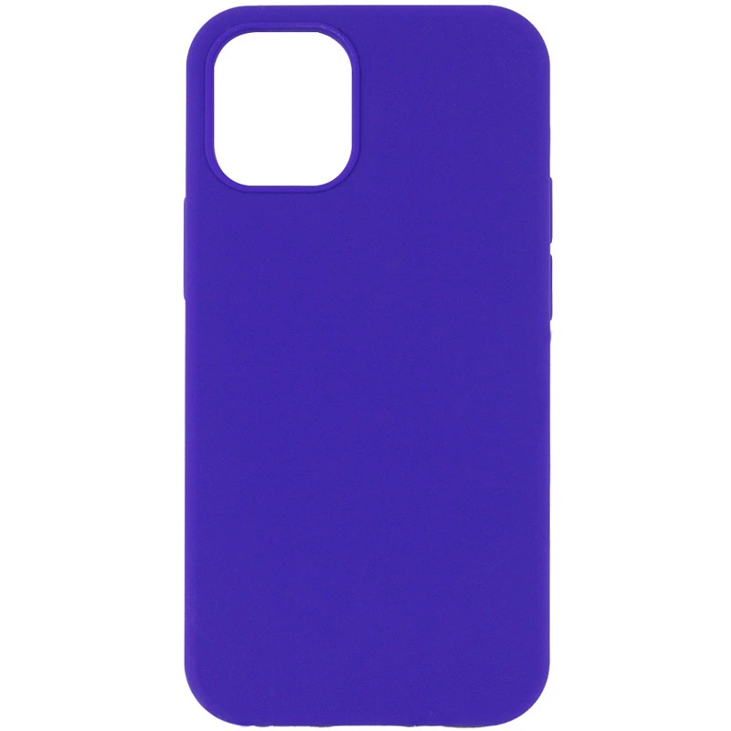 Чохол Silicone Case Full Protective (AA) NO LOGO для Apple iPhone 15 (6.1") Фіолетовий / Grape