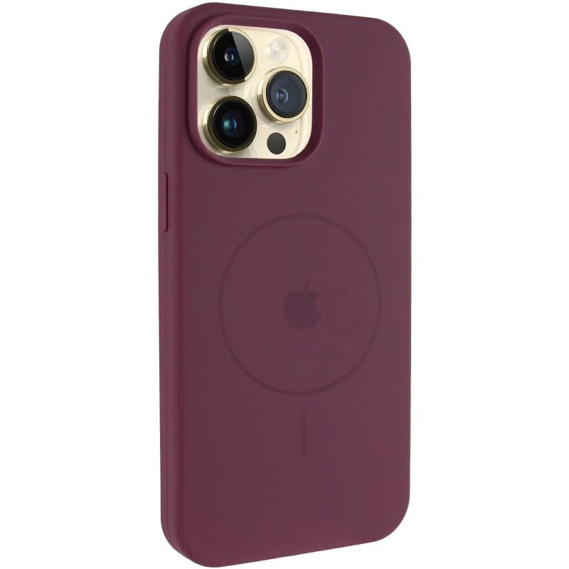 Чохол Silicone Case Full Protective (AA) V2 with MagSafe для Apple iPhone 13 Pro Max (6.7") Темно-синій / Midnight blue
