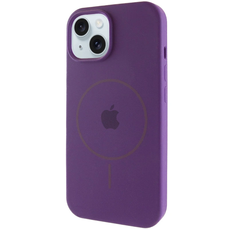 Чохол Silicone Case Full Protective (AA) with MagSafe для Apple iPhone 14 Plus (6.7") Зелений / Pine green