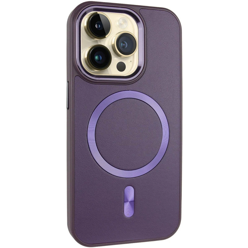 Шкіряний чохол SnapCase with MagSafe для Apple iPhone 12 Pro Max (6.7") Green