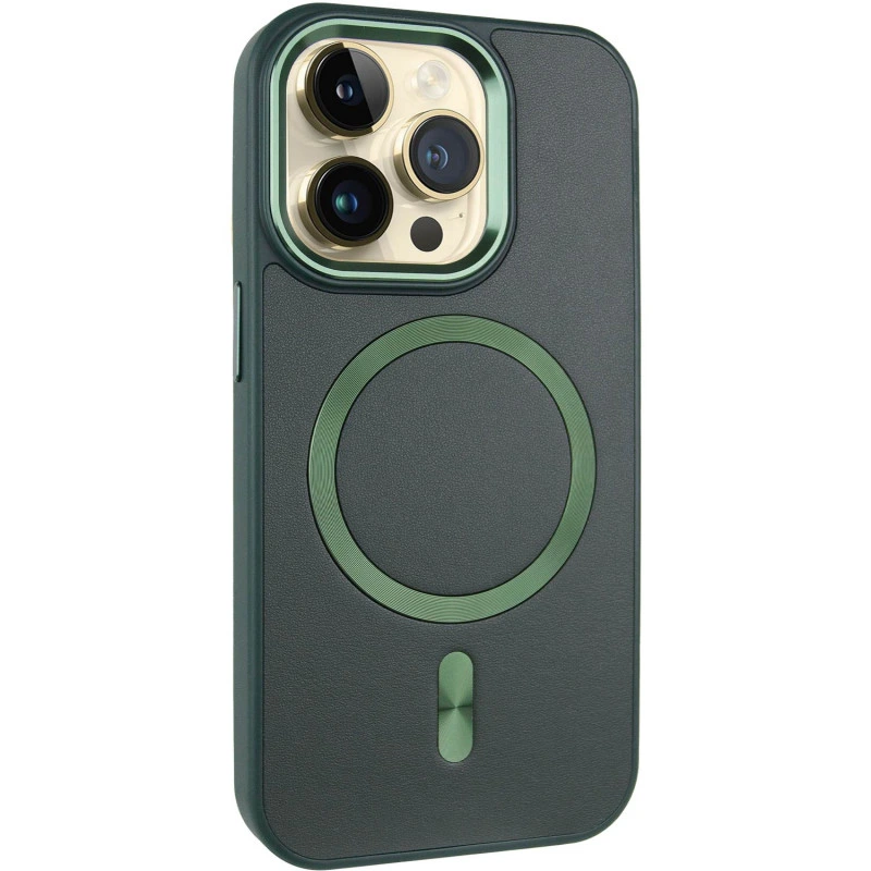 Шкіряний чохол SnapCase with MagSafe для Apple iPhone 13 Pro Max (6.7") Grey