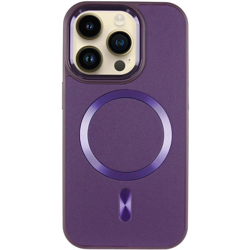 Шкіряний чохол SnapCase with MagSafe для Apple iPhone 16 Pro Max (6.9") Dark Blue