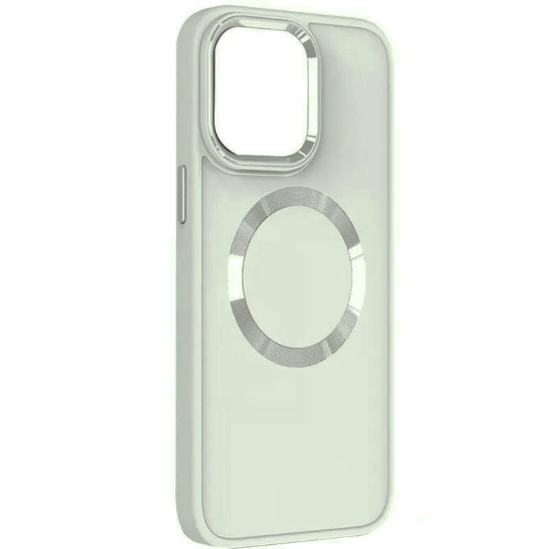 TPU чохол Bonbon Metal Style with MagSafe для Apple iPhone 14 (6.1") Синій / Cosmos Blue