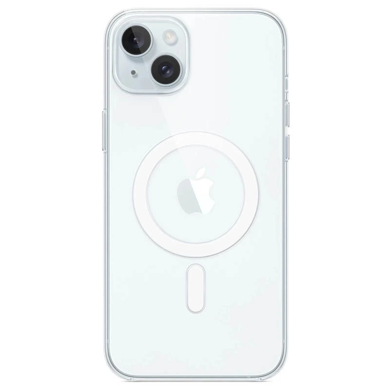 Чохол TPU Clear Case with MagSafe для Apple iPhone 15 (6.1") Clear