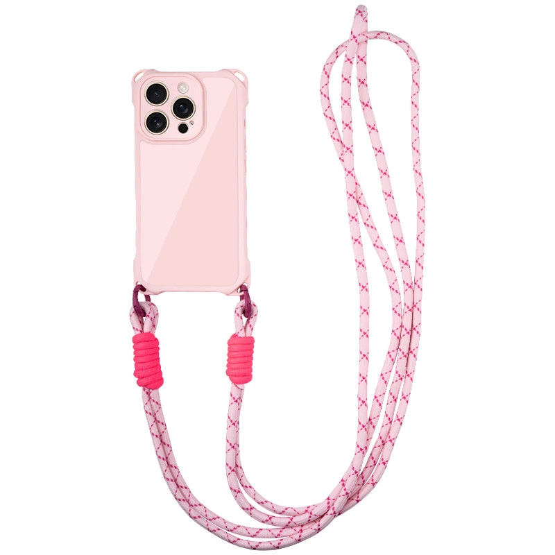 Чохол TPU CrossBody with straps для Apple iPhone 13 Pro Max (6.7") Antique White