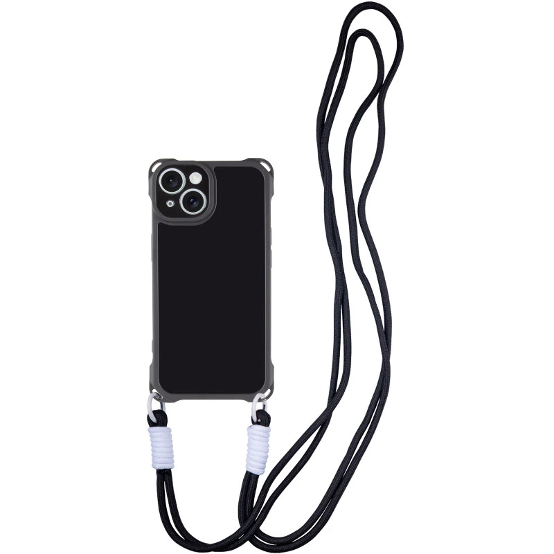 Чохол TPU CrossBody with straps для Apple iPhone 14 (6.1") Pink