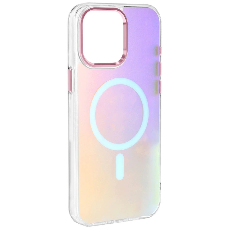 Чохол TPU Lunar Glow (MagFit) для Apple iPhone 13 Pro Max (6.7") Titanium Black