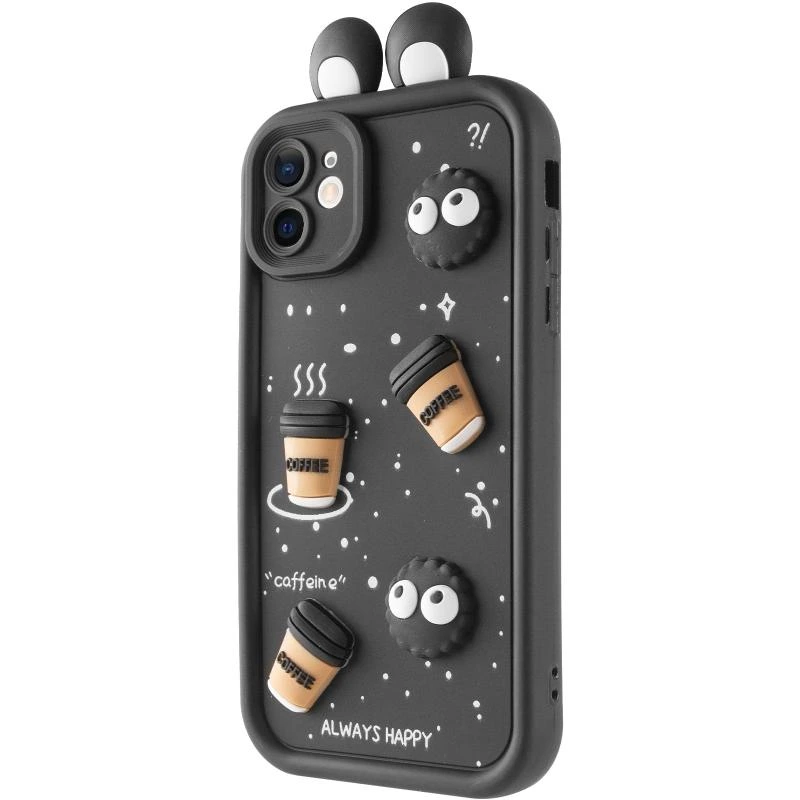 Чохол TPU Toys Case with Ears для Apple iPhone 12 (6.1") Brown