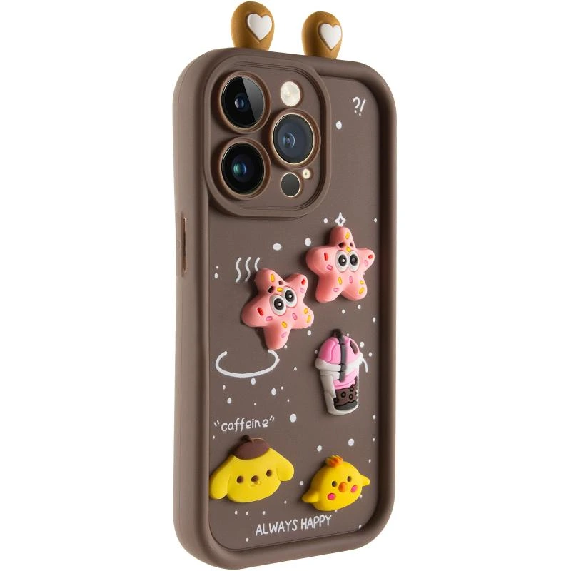 Чохол TPU Toys Case with Ears для Apple iPhone 12 Pro Max (6.7") Black