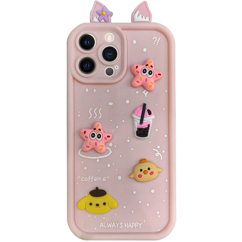 Чохол TPU Toys Case with Ears для Apple iPhone 13 Pro Max (6.7") Black