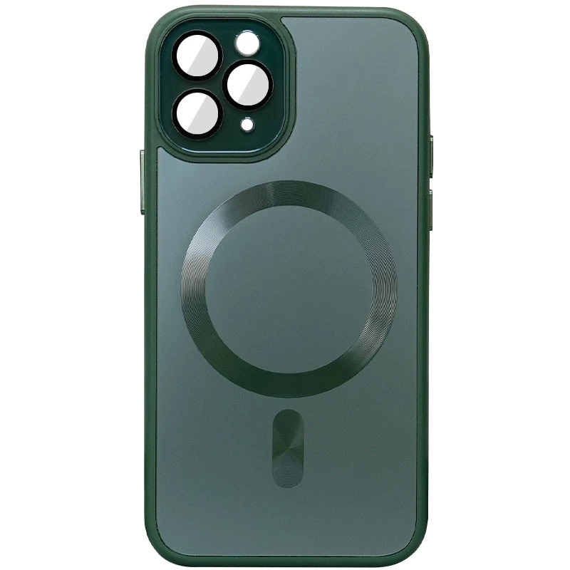 Чохол TPU+Glass Sapphire Midnight with MagSafe для Apple iPhone 13 Pro Max (6.7") Бузковий / Dasheen