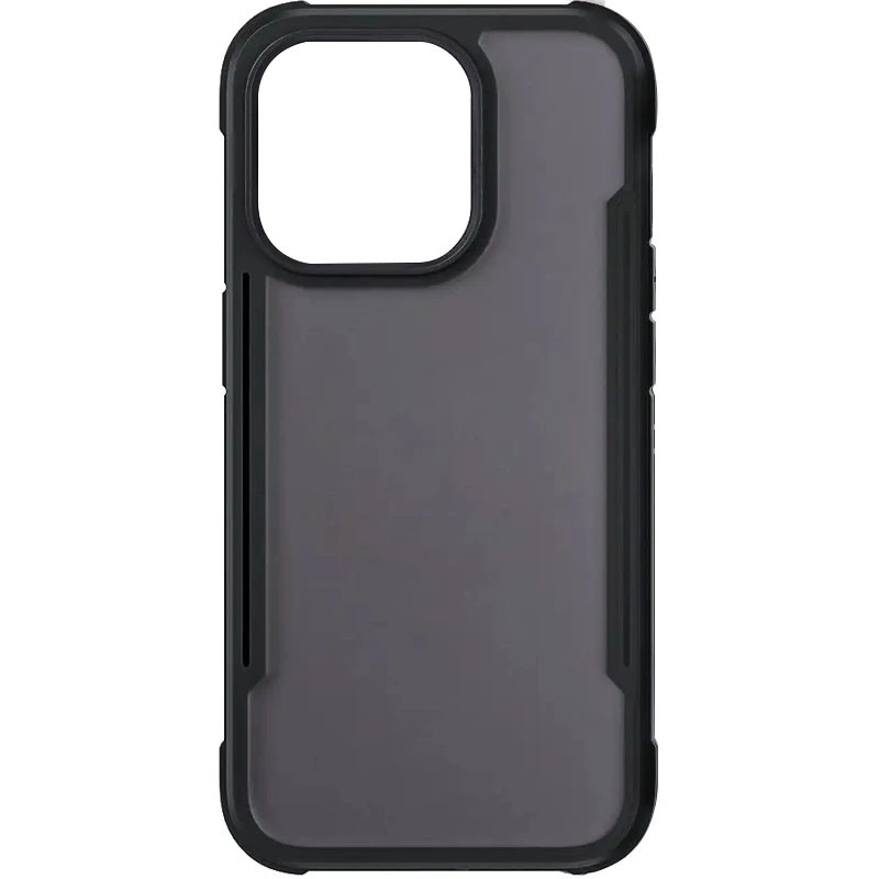 TPU+PC чохол Defense Matte для Apple iPhone 15 (6.1") Чорний
