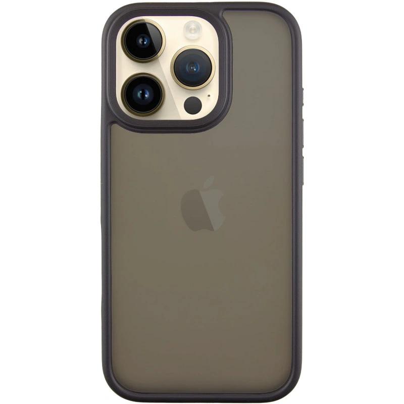 TPU+PC чохол Metal Buttons для Apple iPhone 16 Pro Max (6.9") Темно-Фіолетовий