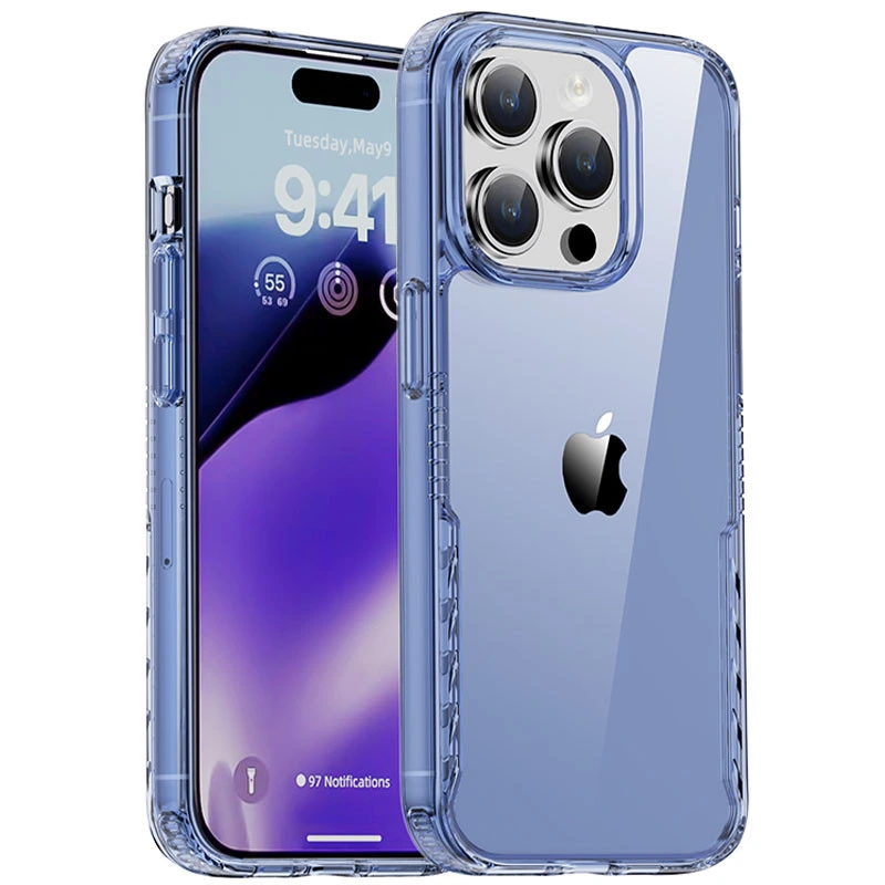 Чохол TPU+PC Multi-Color для Apple iPhone 15 Pro (6.1") Black