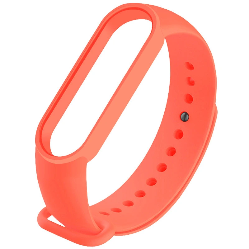 Силіконовий ремінець для Xiaomi Mi Band 5 / 6 Рожевий / Pink