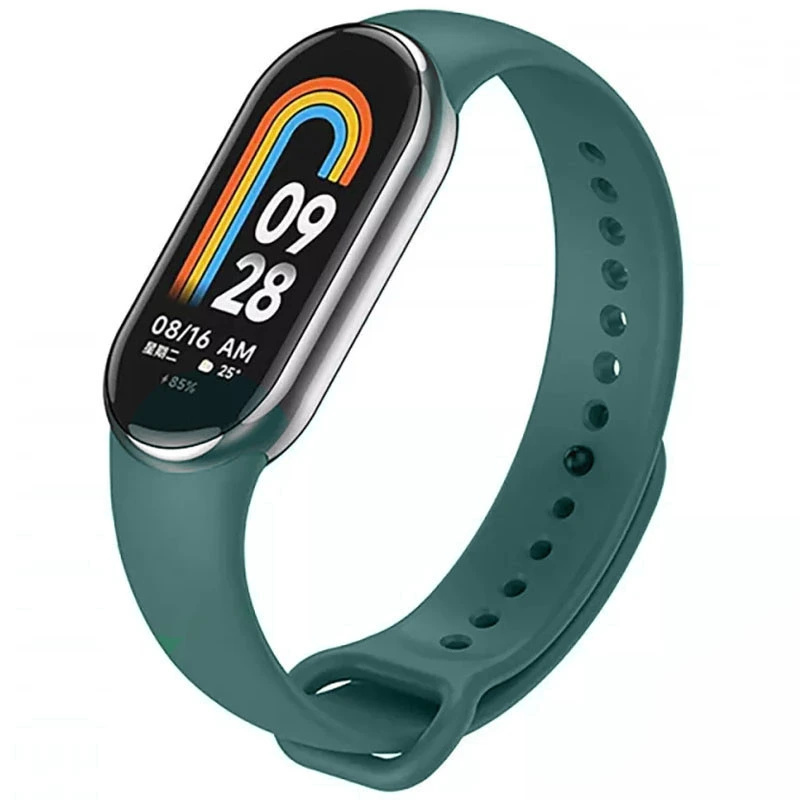 Силіконовий ремінець для Xiaomi Mi Band 8/9/10 Зелений / Olive