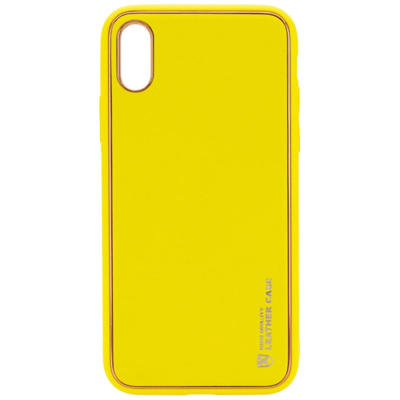 Шкіряний чохол Xshield для Apple iPhone XR (6.1") Помаранчевий / Apricot