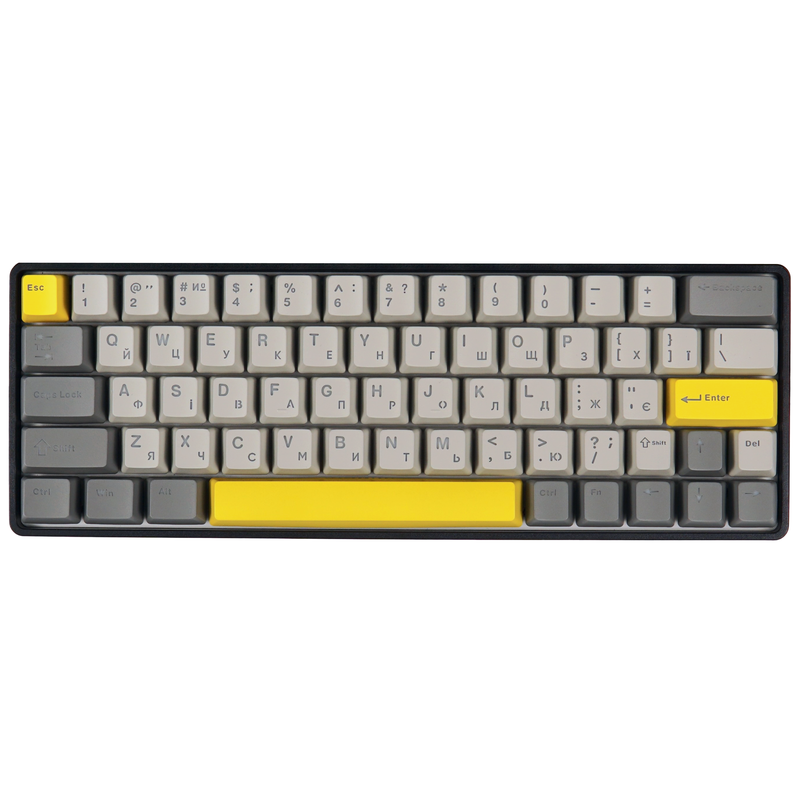 Клавіатура механічна бездротова EPOMAKER EP64 Mulan Black (EP64-B-M) — EPOMAKER