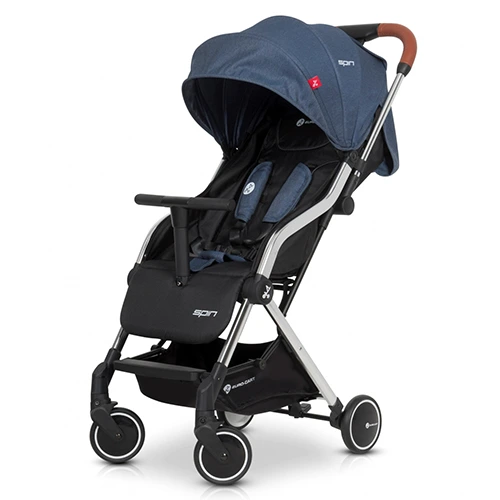 Коляска прогулянкова Euro-Cart Spin denim джинсовий — Euro-Cart